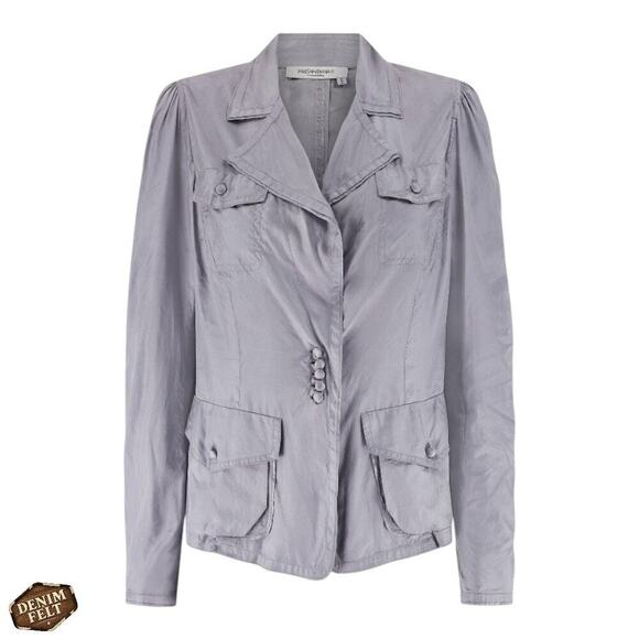 Tom Ford for YVES SAINT LAURENT 2004 (YSL) Runway Jacket Lilac/Grey Size F38 - Picture 12 of 16